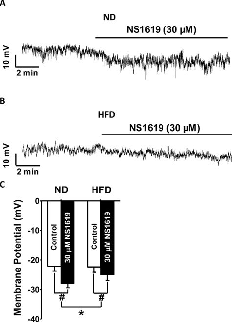 Hyperpolarization Of The Membrane Potential Upon Pharmacological