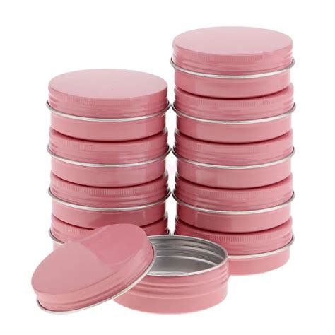 Pieces Ml Round Aluminum Cosmetics Cream Empty Lip Balm Containers