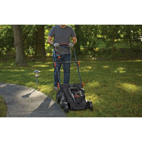 Black And Decker 40 Volt Max Lithium Ion Li Ion 20 In Deck Width Cordless Electric Push Lawn