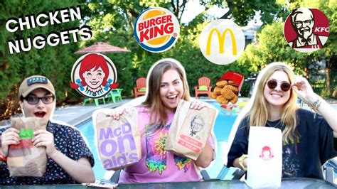 Blindfolded Chicken Nugget Challenge Kfc Wendy S Mc Donald S Burger King 2020 Youtube