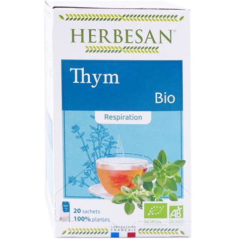 Herbesan Respiration Thym Bio Sachets