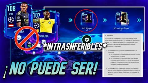 EA LANZA ACTUALIZACIÓN EN EL MERCADO CARTAS INTRANSFERIBLES GUIA