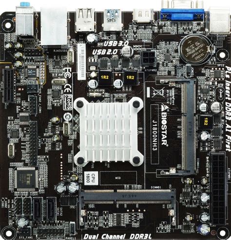 Compra Tarjeta Madre Biostar Mini Itx J Nh Intel Celeron J