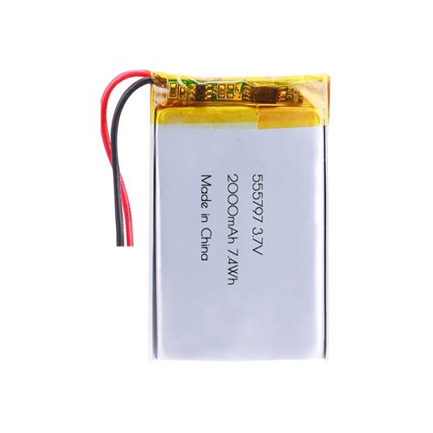 3 7V 2000mAh Lithium Polymer Battery Lithium Ion Battery Manufacturer