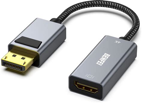 Displayport Naar Hdmi Adapter 4k Benfei Displayport Dp Ingang Naar