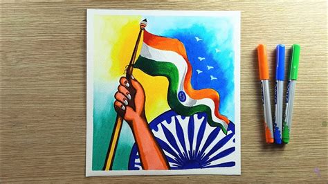 Independence Day Drawing Azadi Ka Amrit Mahotsav Drawing Youtube