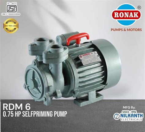 0 75 Hp Self Priming Pump At Rs 5000 Piece Self Priming Monoblock