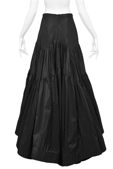 Katy Rodriguez Black Ball Gown Skirt For Sale At 1stdibs