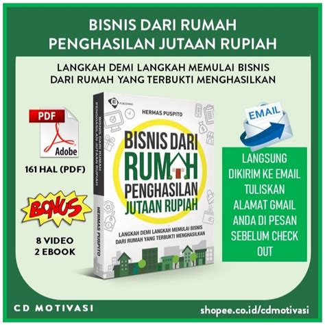 Jual Bisnis Dari Rumah Penghasilan Jutaan Rupiah Hermas Puspito