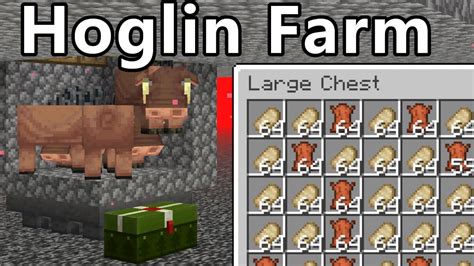 Hoglin Farm Minecraft Youtube