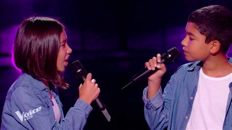 The Voice Kids 2024 Eline Et Naël Chantent Xy De Vitaa And Slimane