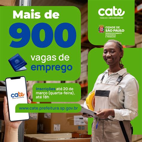 Capital Conta Mais De Vagas Oferecidas Pelo Cate Nesta Semana