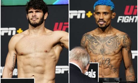 Confira As Melhores Imagens Da Pesagem Do Ufc Vegas Ag Fight