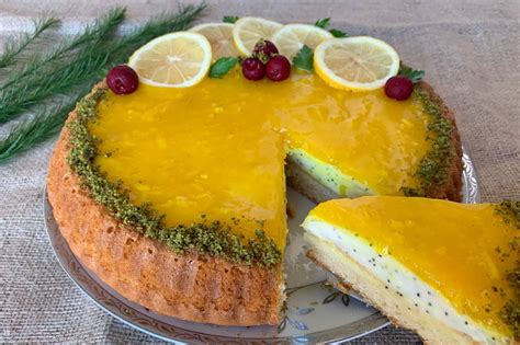 Haşhaş Kremalı Limonlu Tart Kek Tarifi Nasıl Yapılır Yemek