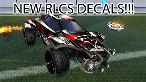 Brand New Rlcs Decal S Showcase Rocket League Youtube