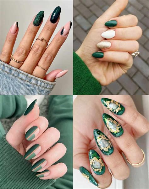 19 Gorgeous Emerald Green Nails Youll Want To Copy