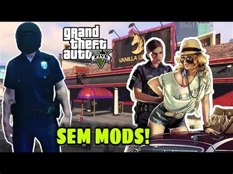 COMO SER POLICIAL NO GTA 5 SEM MODS YouTube