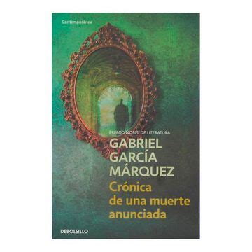 Libro Crónica de una muerte anunciada Gabriel García Márquez ISBN