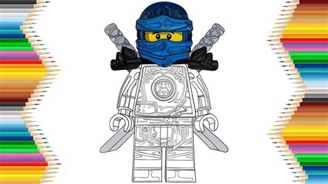 Lego Ninjago Jay Hands Of Time Drawing And Coloring For Kids Lego Art