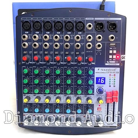 Mixer Audio Soundcraft Efx Usb Mixing Channel Soundcraft Efx