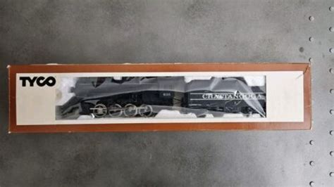 Tyco Chattanooga Locomotive 638 Engine W Coal Tender HO Scale 0 8 0