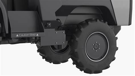 Fully Electric Tractor 3D Model 79 3ds Blend C4d Fbx Max Ma