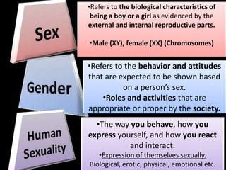 Human Sexuality Dimension PPT