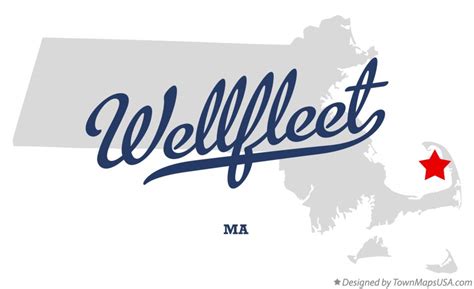 Map of Wellfleet, MA, Massachusetts