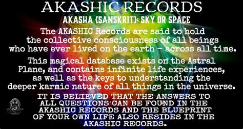 Akashic Records Akasha Sanskrit Sky Or Space The Akasha Records Are