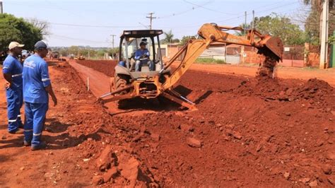 Pavimentação para acesso à Avenida Guaicurus segue acelerada Geral