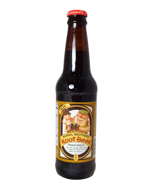 Fresh 12oz Barrel Brothers Root Beer Soda Emporium