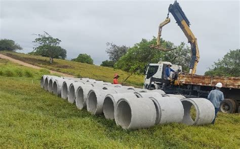 Materiais Para Asfaltamento Da Estrada De Jaguara Começam A Ser