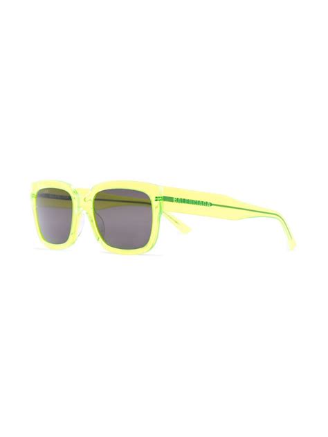 Balenciaga Eyewear Rectangle Frame Sunglasses Farfetch