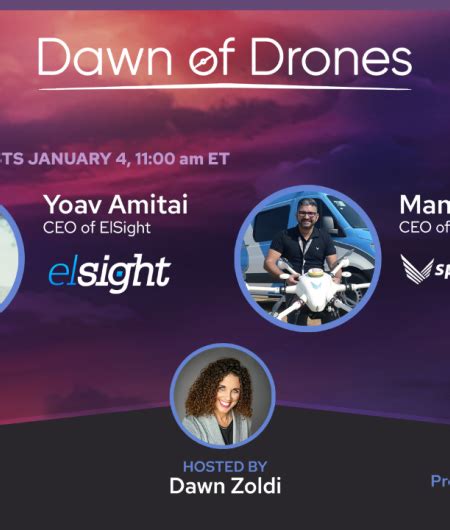 Dawn Of Drones Podcast In January 2023 New Year New Tech Auvsi