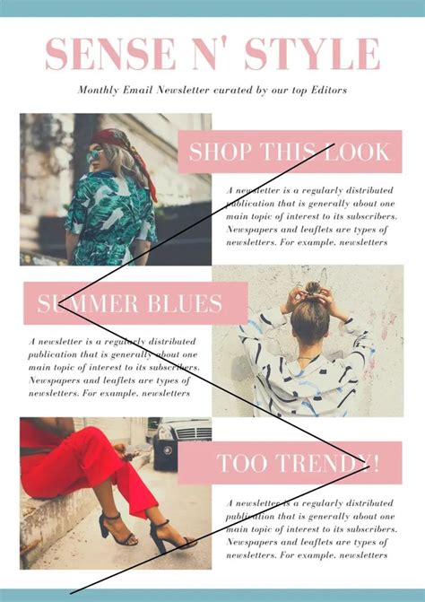 newsletter design templates layouts  newsletter