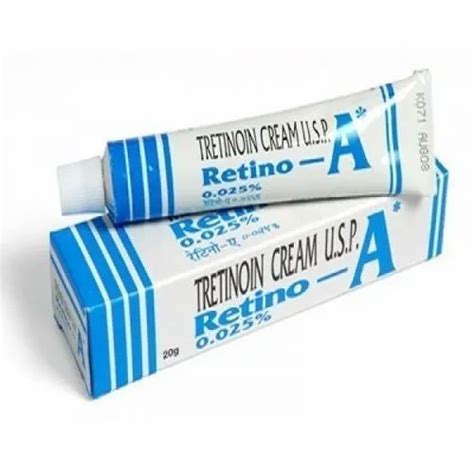 Cream Retino A 005 Tretinoin Packaging Type Tube Packaging