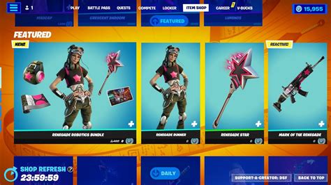 Fortnite Item Shop New Renegade Runner Youtube