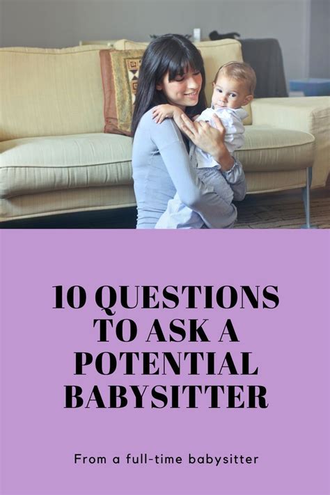 Meeting A Potential Babysitter For The First Time Here Are 10