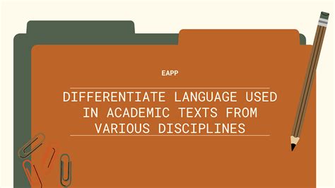 Solution Differentiate Language Used In Academic Text From Various