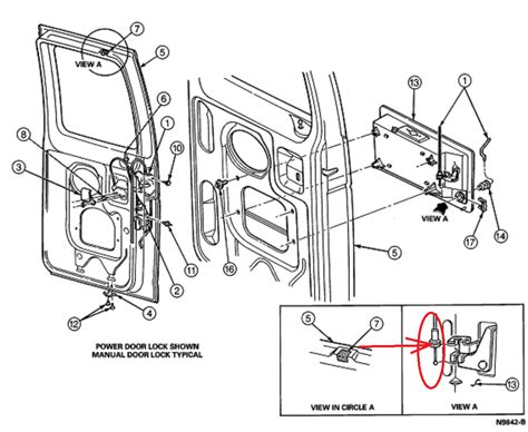 Ford Ranger Rear Door Latch