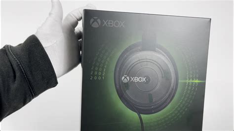 Xbox Stereo Headset 20th Anniversary Special Edition Asmr Unboxing Youtube