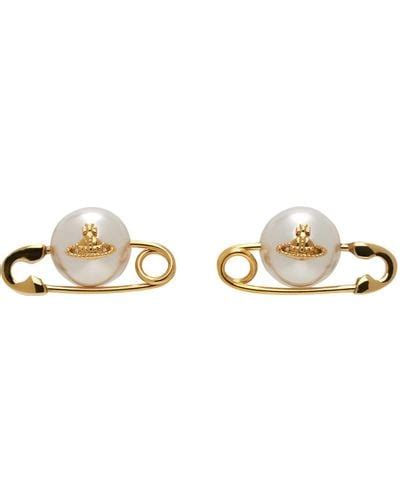 Black Vivienne Westwood Earrings And Ear Cuffs For Women Lyst