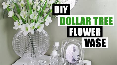 Diy Dollar Tree Glam Vase Dollar Store Diy Glam Flower Vase Diy Glam Room Decor Youtube