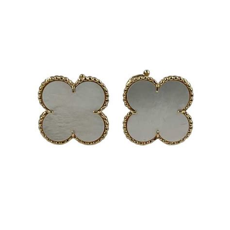 Boucles Doreilles Van Cleef Magic Alhambra