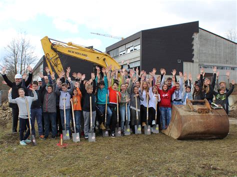 Spatenstich für den Erweiterungsbau des Sekundarbereiches der