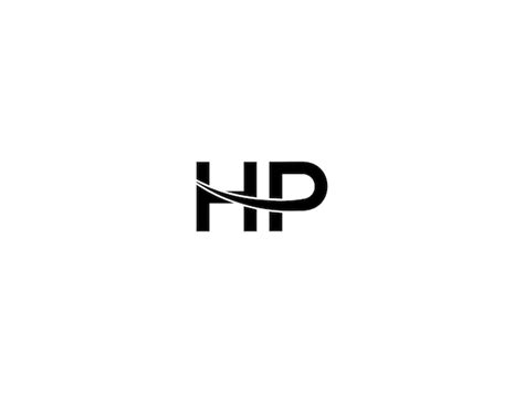 Premium Vector | Hp logo design