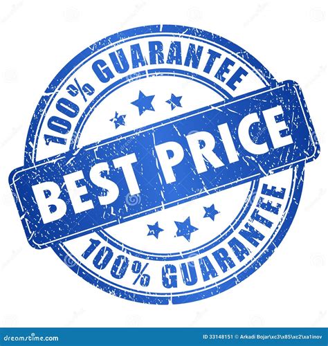 Best Price Guarantee Stock Image Image