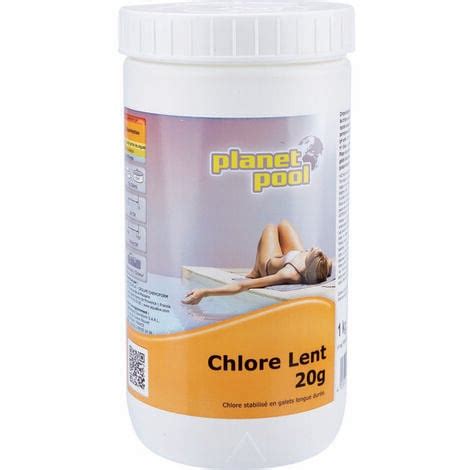 Chlore Lent Pastille 20g Planet Pool