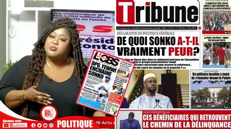 Revue des titres avec Mamy Samb à la une YAW censure la DPG de Sonko