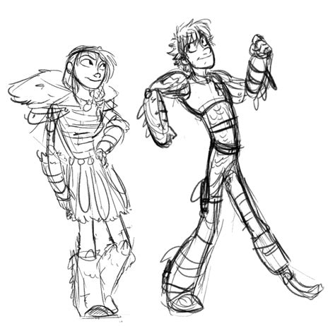 Dragonscratch Httyd Hiccup And Astrid Dreamworks Dragons Napper Hiccstrid Storyboard Artist